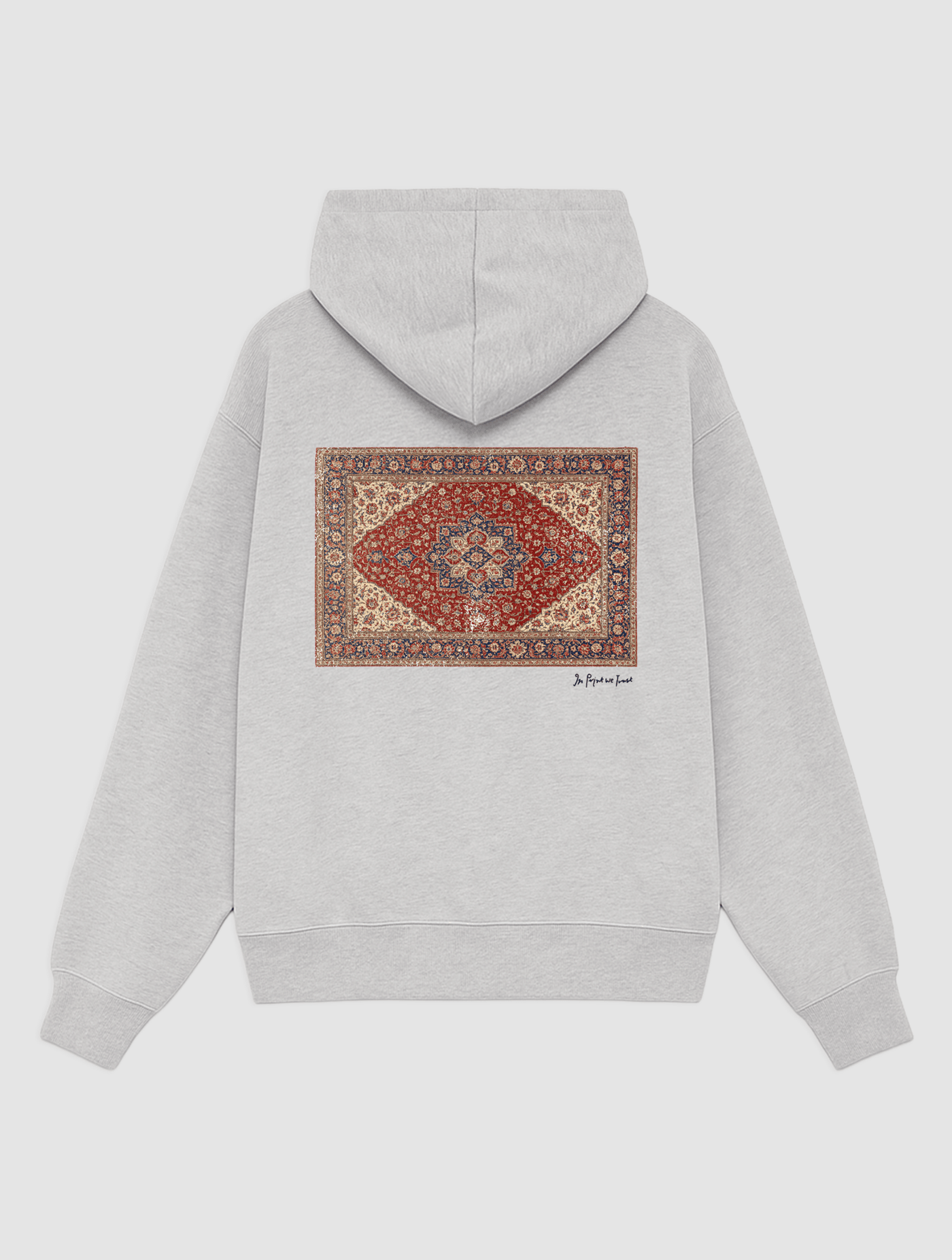 magic carpet grey hoodie - In Print We Trust