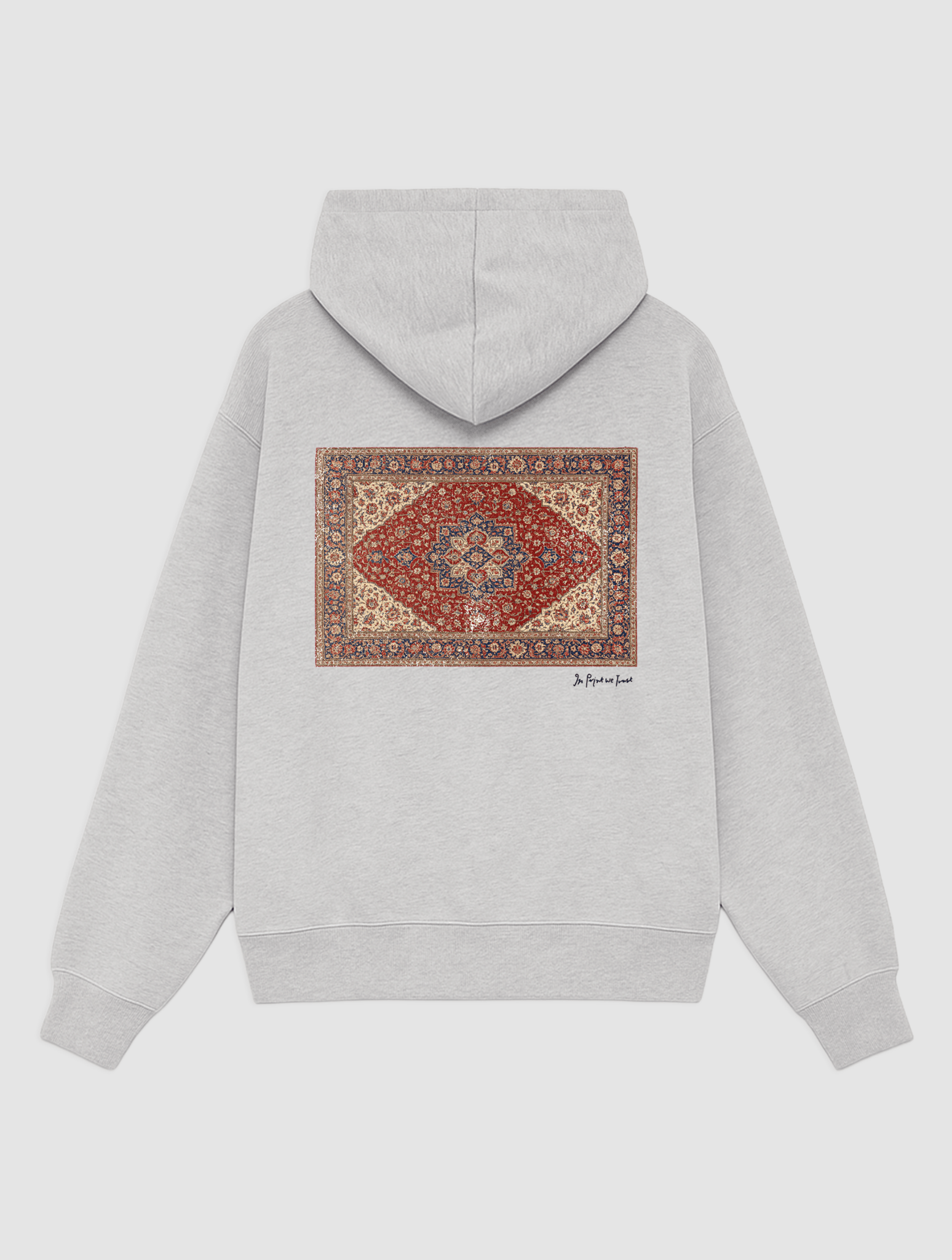 magic carpet grey hoodie - In Print We Trust