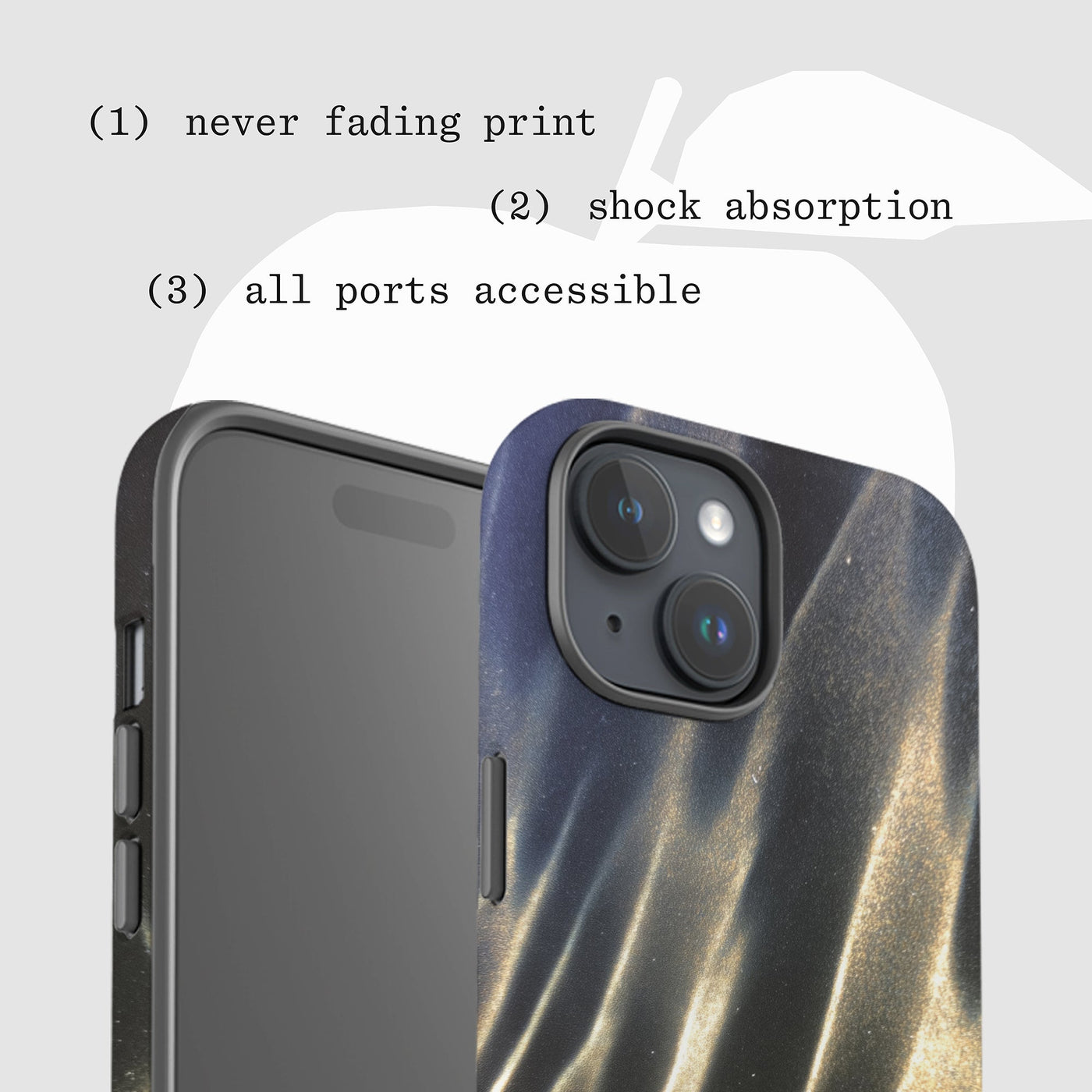 magic tough iPhone case - In Print We Trust