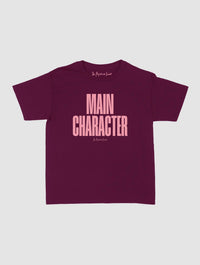 main character baby tee - In Print We Trust