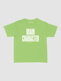 main character baby tee - In Print We Trust