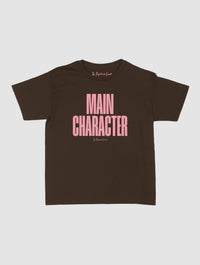 main character baby tee - In Print We Trust
