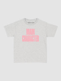 main character baby tee - In Print We Trust