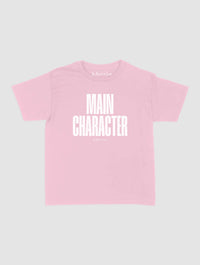 main character baby tee - In Print We Trust