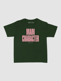 main character baby tee - In Print We Trust