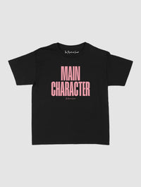 main character baby tee - In Print We Trust