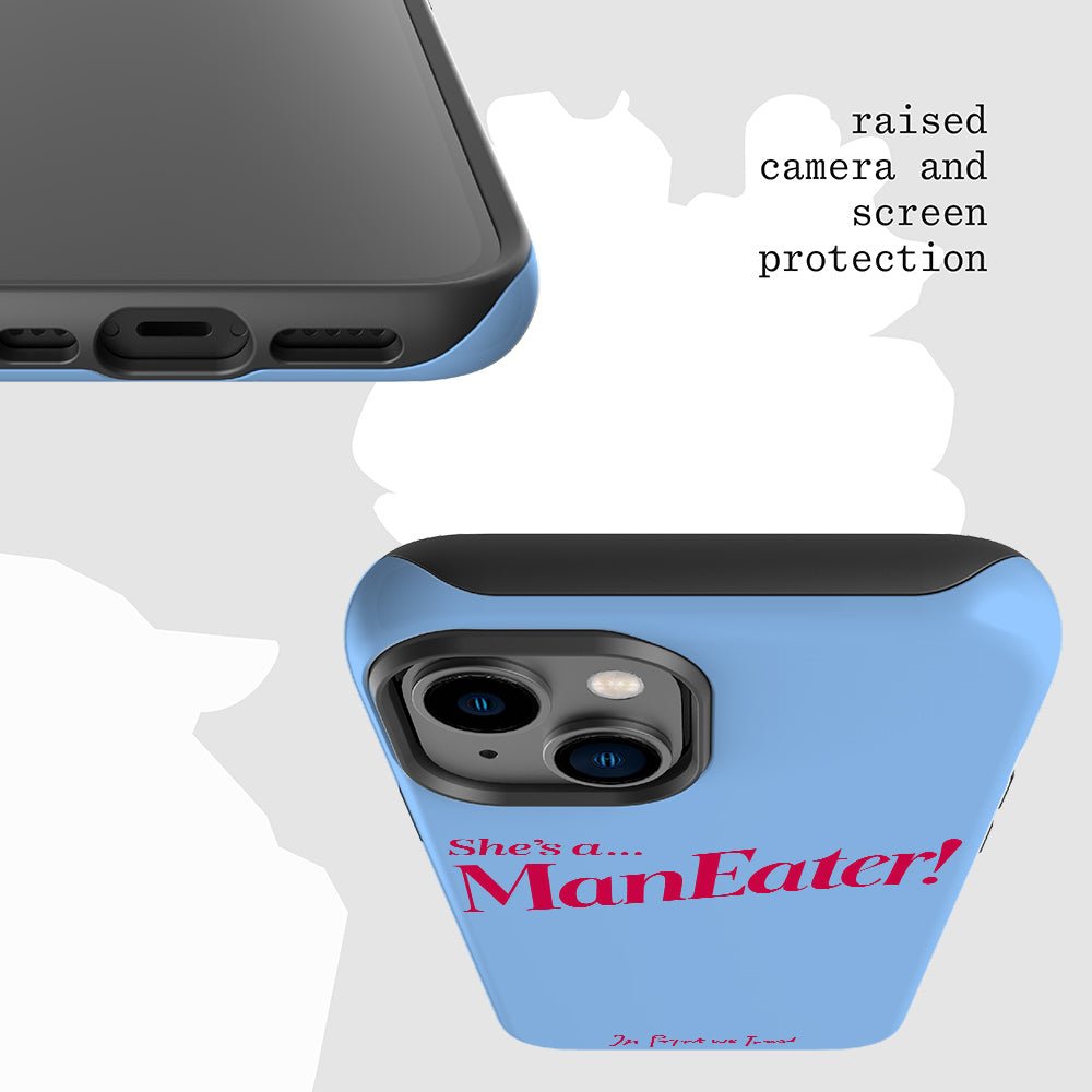 man eater tough iPhone case - In Print We Trust