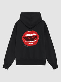 maneater black hoodie - In Print We Trust