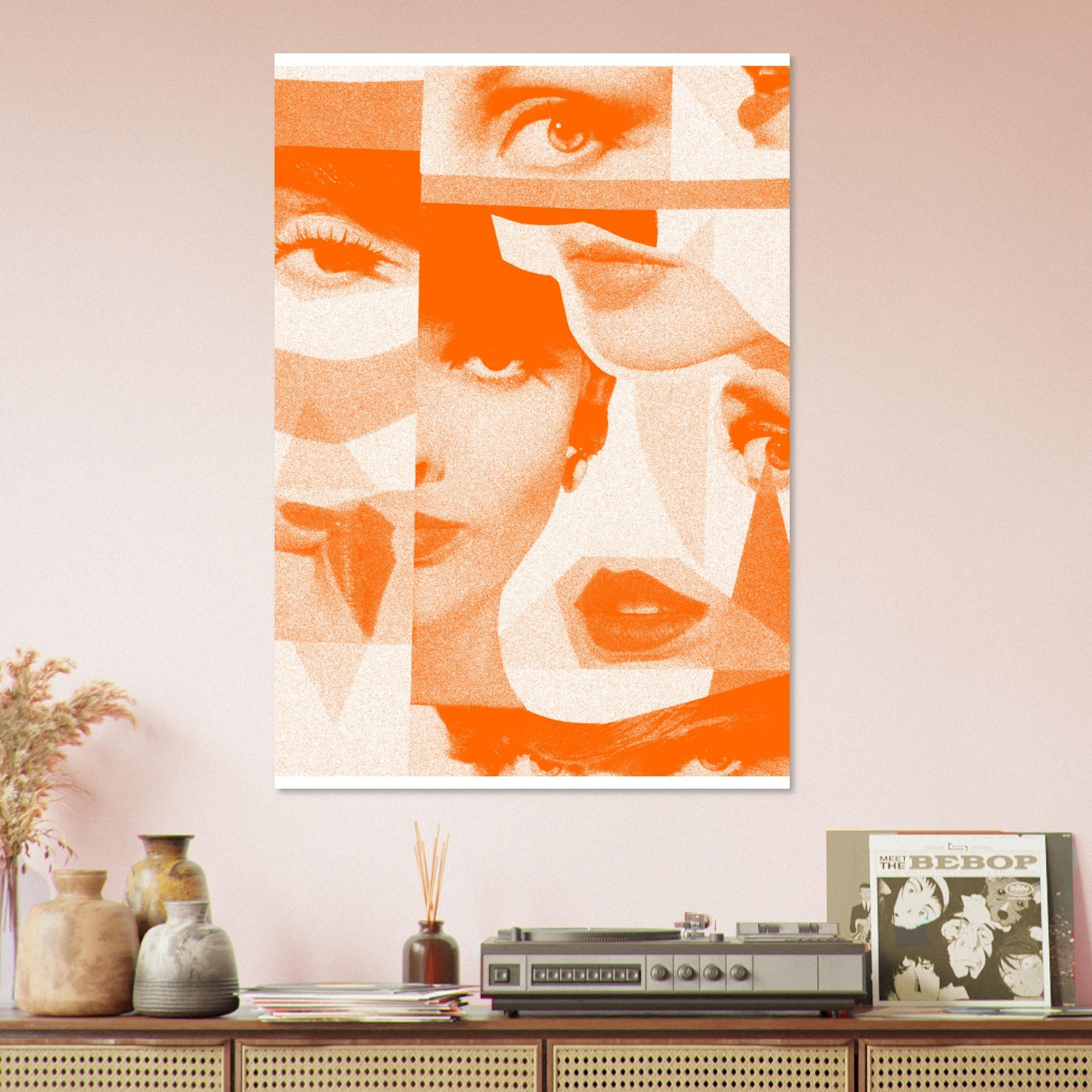 'Many Faces' art print - In Print We Trust