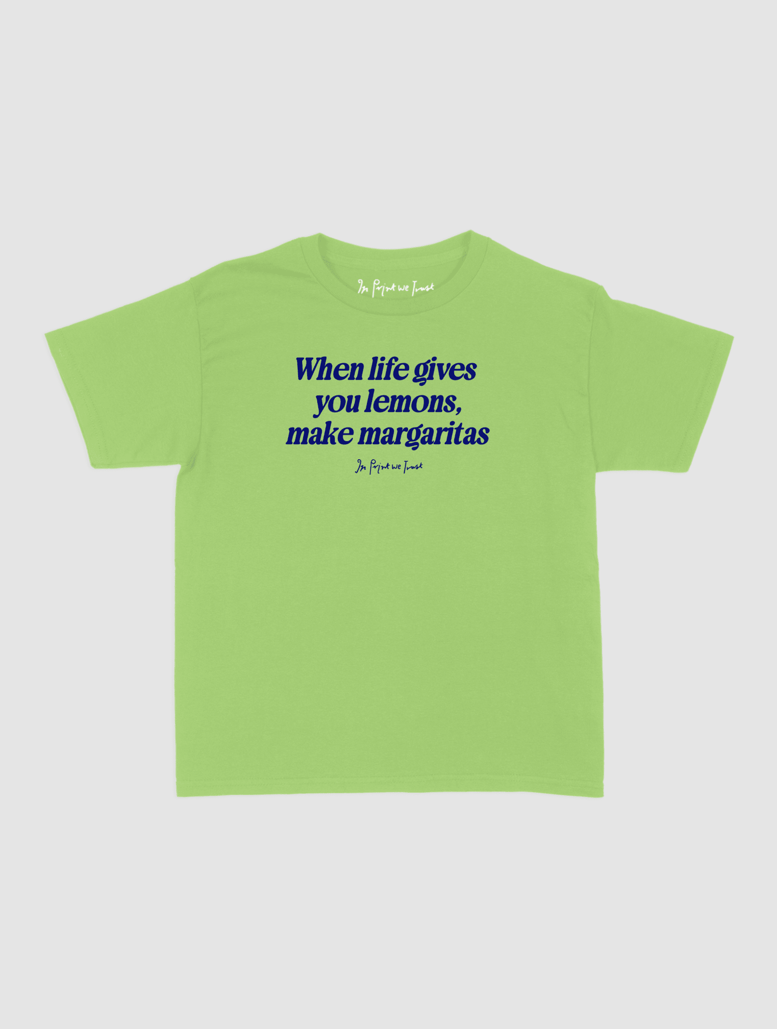 margaritas baby tee - In Print We Trust