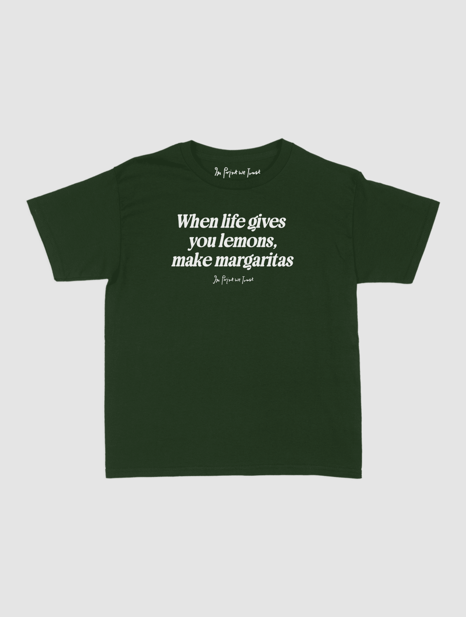 margaritas baby tee - In Print We Trust