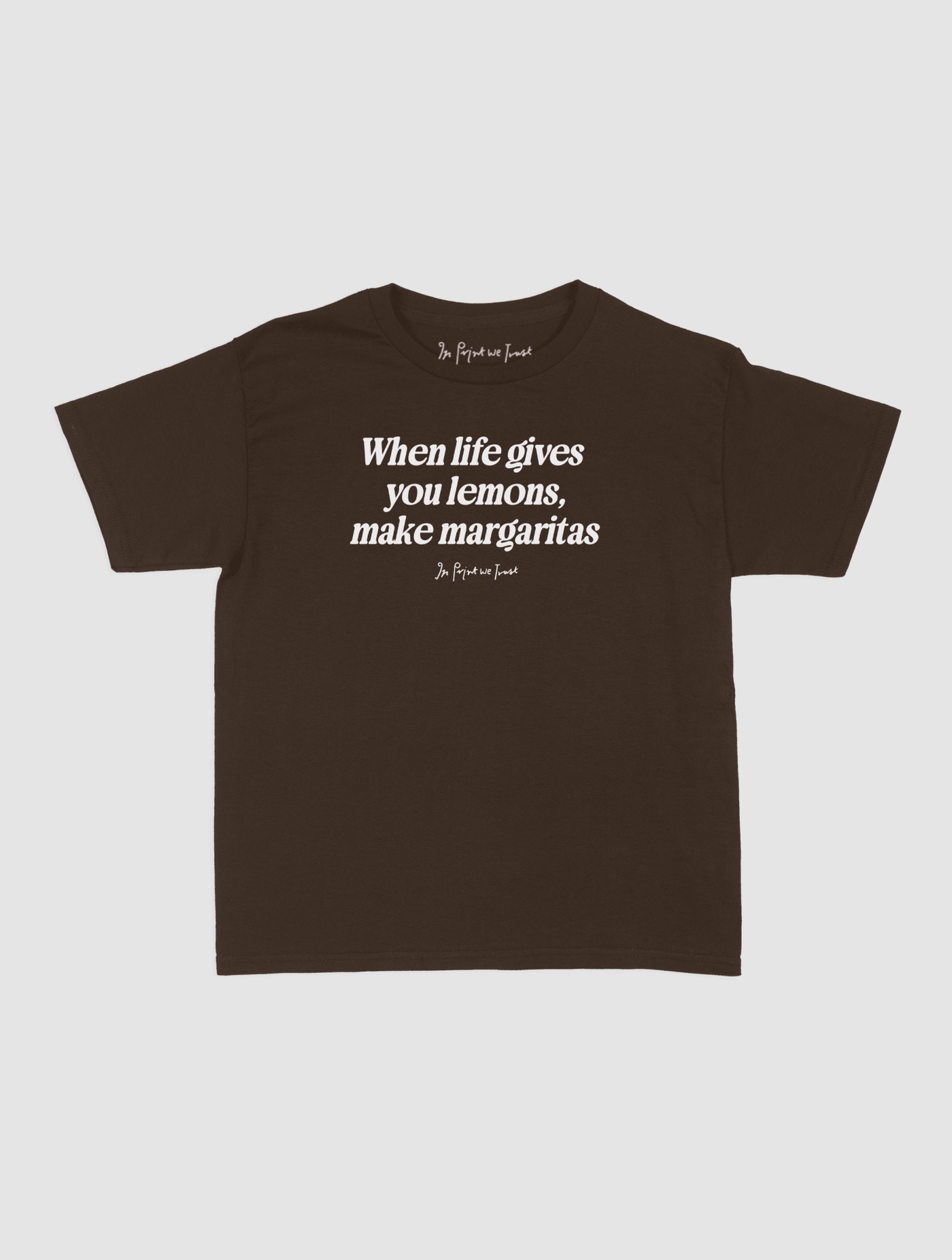 margaritas baby tee - In Print We Trust