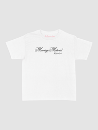 marriage material baby tee - In Print We Trust