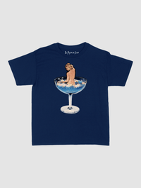 martini girl baby tee - In Print We Trust