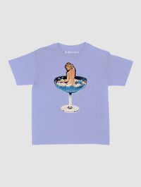 martini girl baby tee - In Print We Trust
