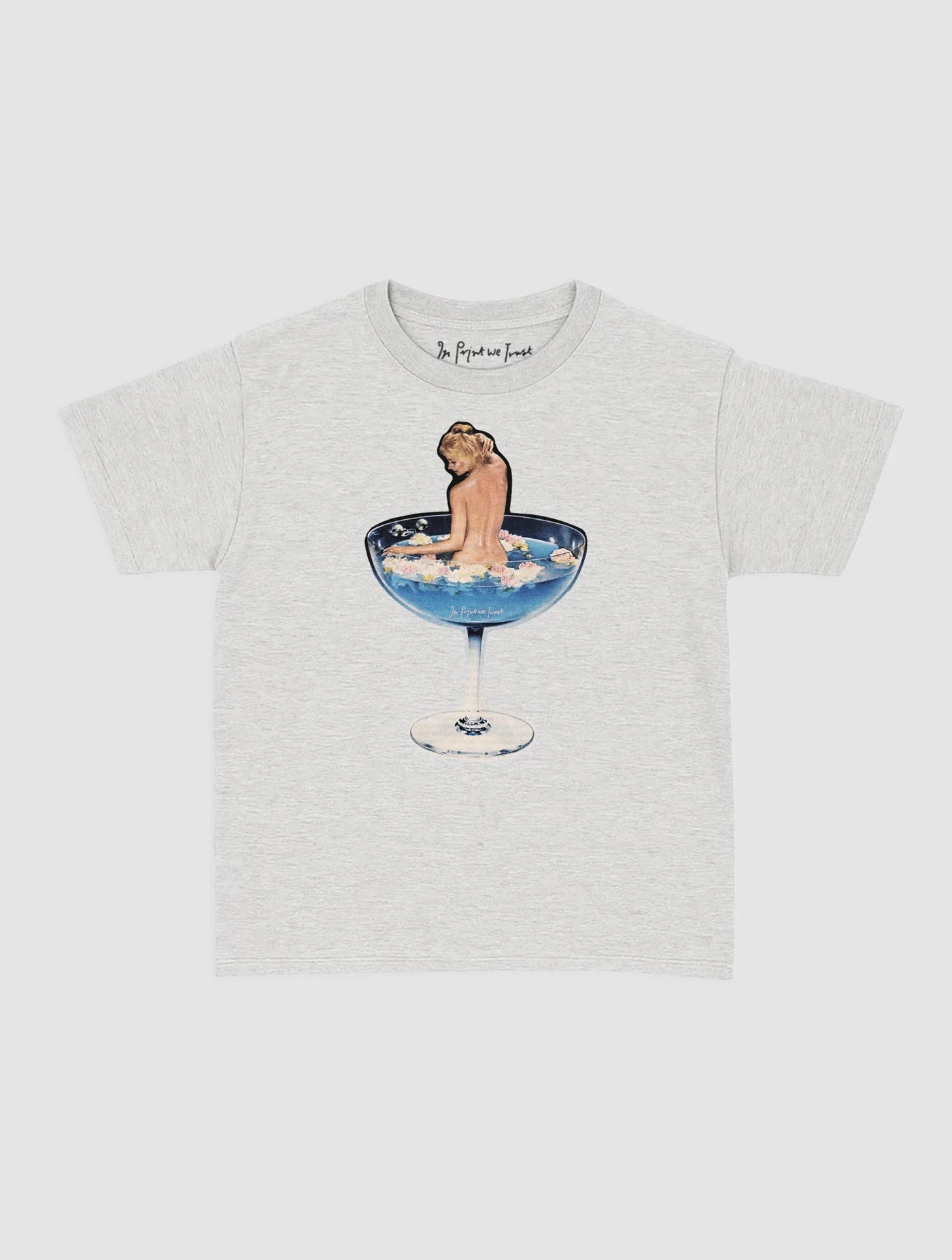 martini girl baby tee - In Print We Trust