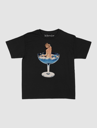 martini girl baby tee - In Print We Trust