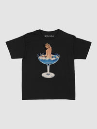 martini girl baby tee - In Print We Trust