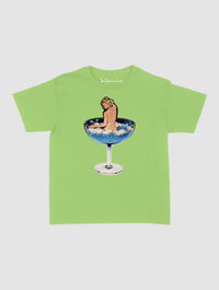 martini girl baby tee - In Print We Trust