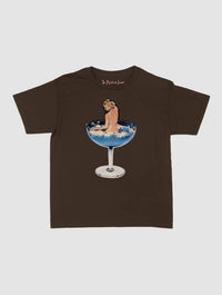 martini girl baby tee - In Print We Trust