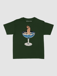 martini girl baby tee - In Print We Trust
