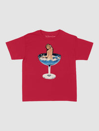 martini girl baby tee - In Print We Trust