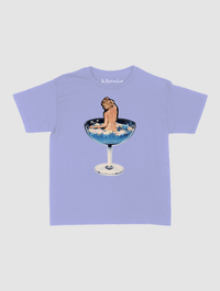 martini girl baby tee - In Print We Trust
