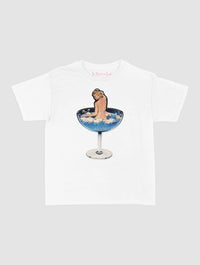 martini girl baby tee - In Print We Trust