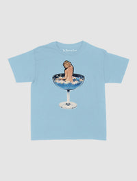 martini girl baby tee - In Print We Trust