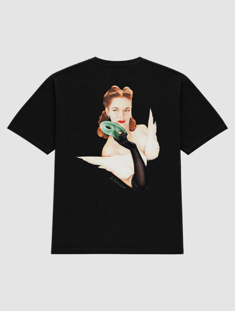 mask heavyweight tee - In Print We Trust