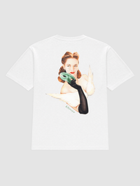 mask heavyweight tee - In Print We Trust