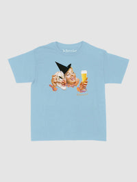 masked lady baby tee - In Print We Trust