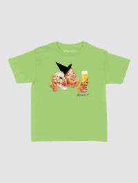masked lady baby tee - In Print We Trust