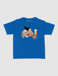 masked lady baby tee - In Print We Trust