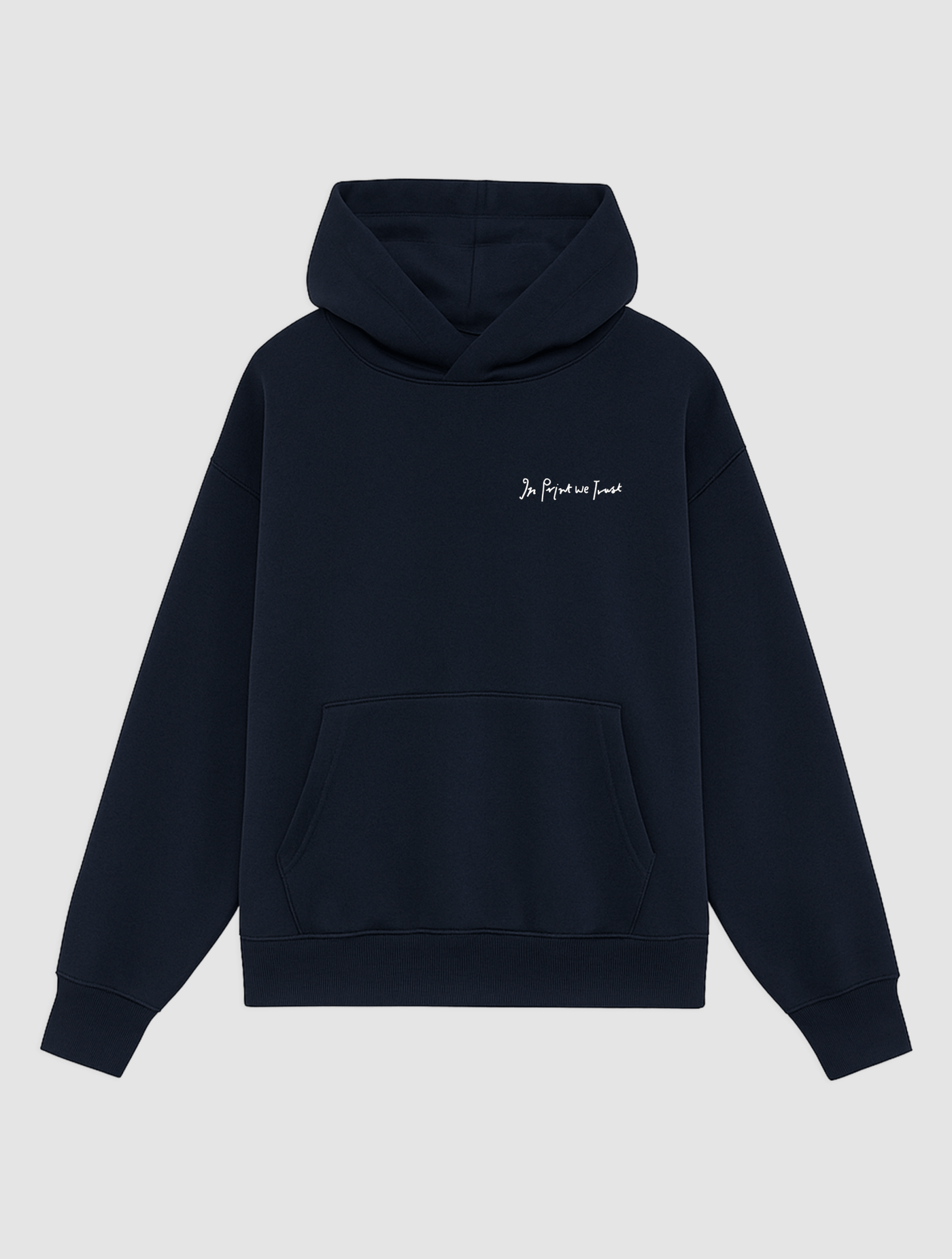 mermaid navy hoodie - In Print We Trust