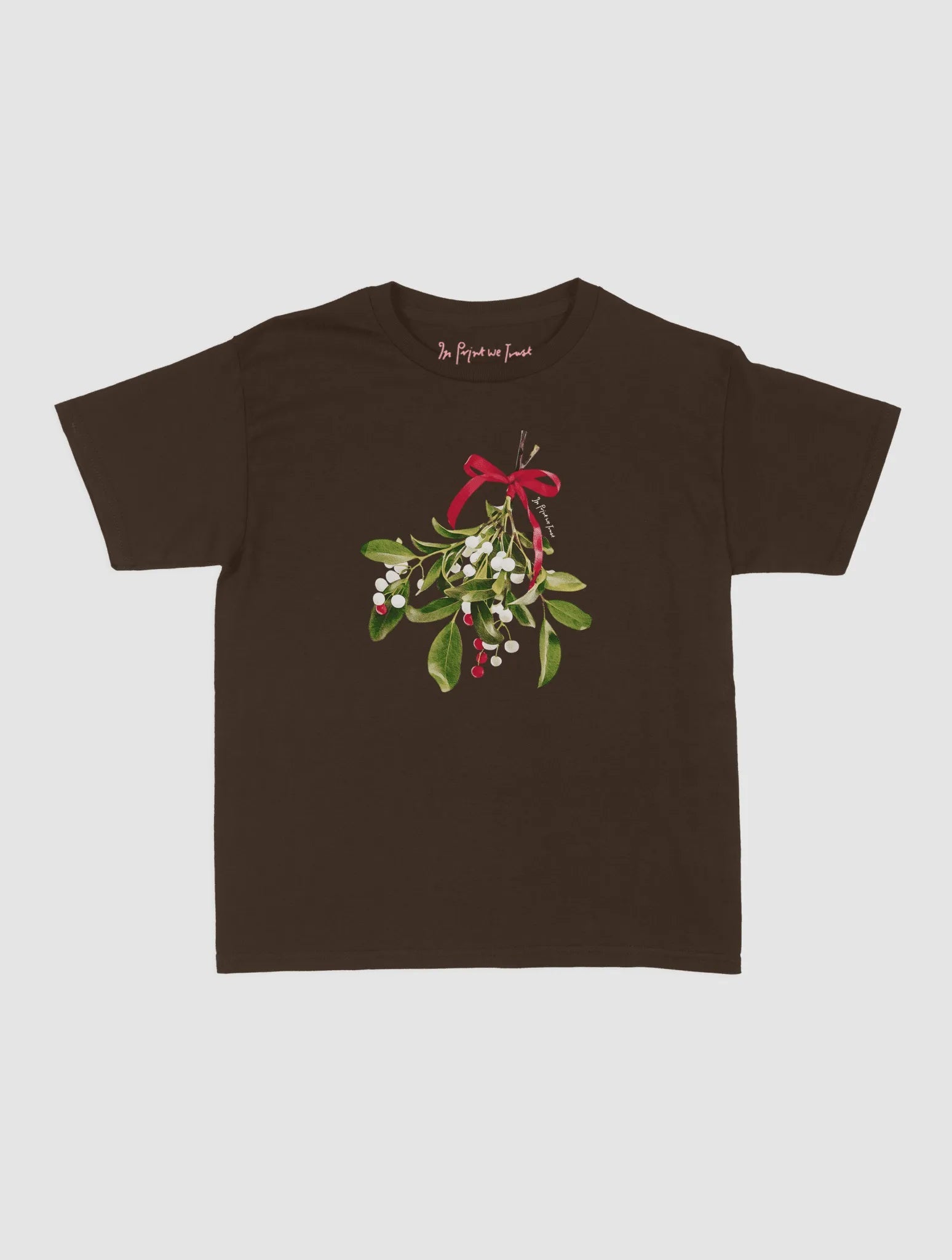 mistletoe baby tee - In Print We Trust