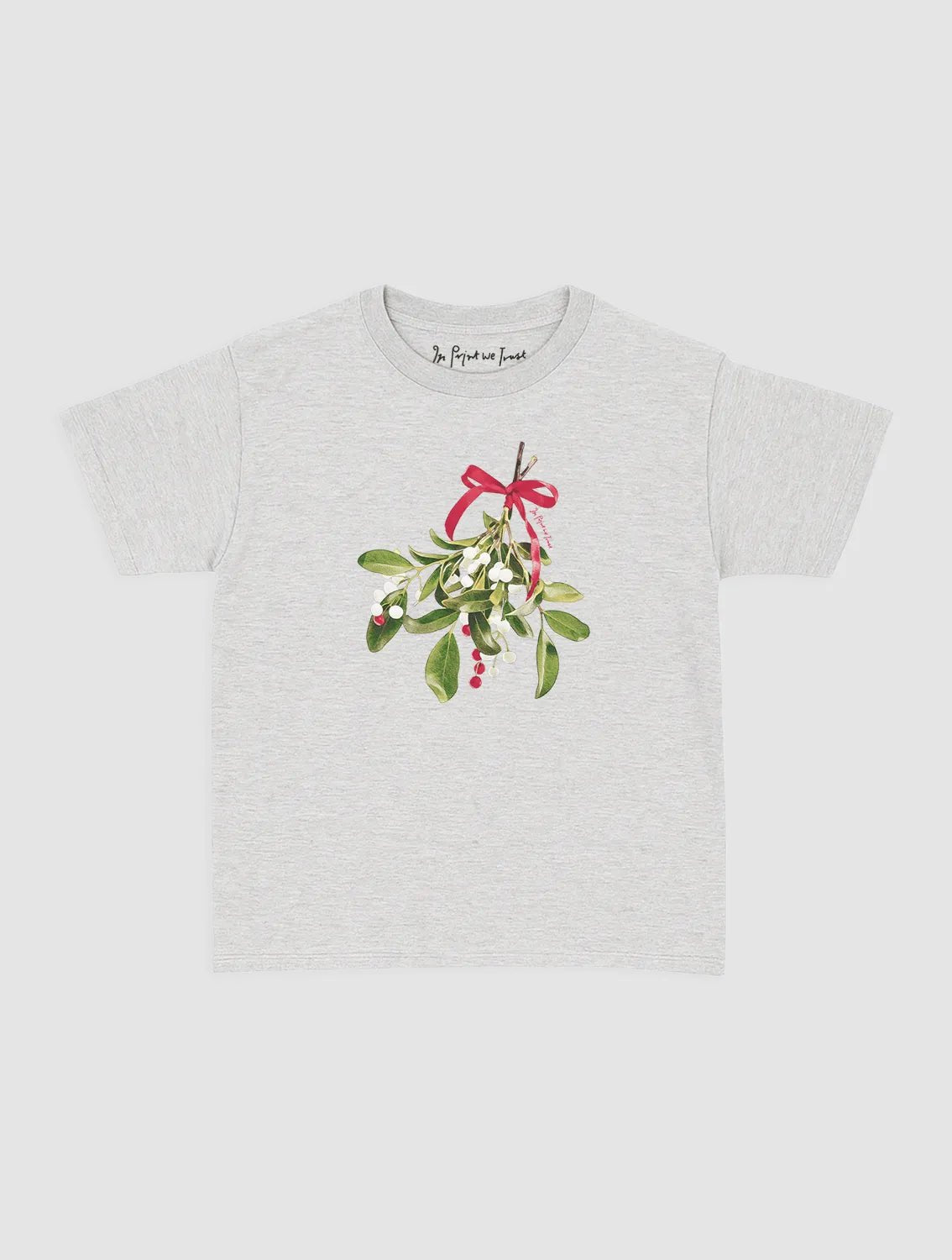 mistletoe baby tee - In Print We Trust