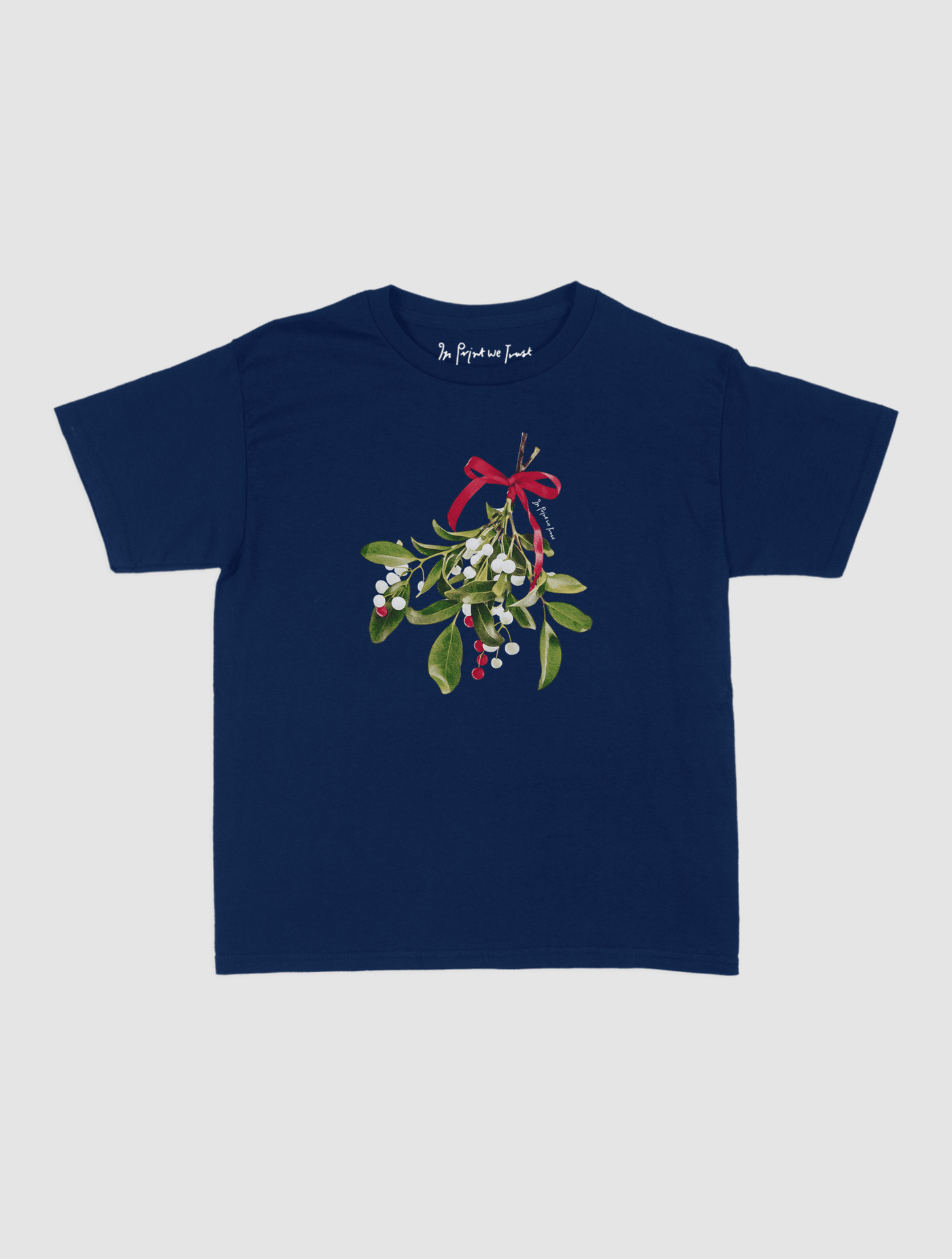 mistletoe baby tee - In Print We Trust
