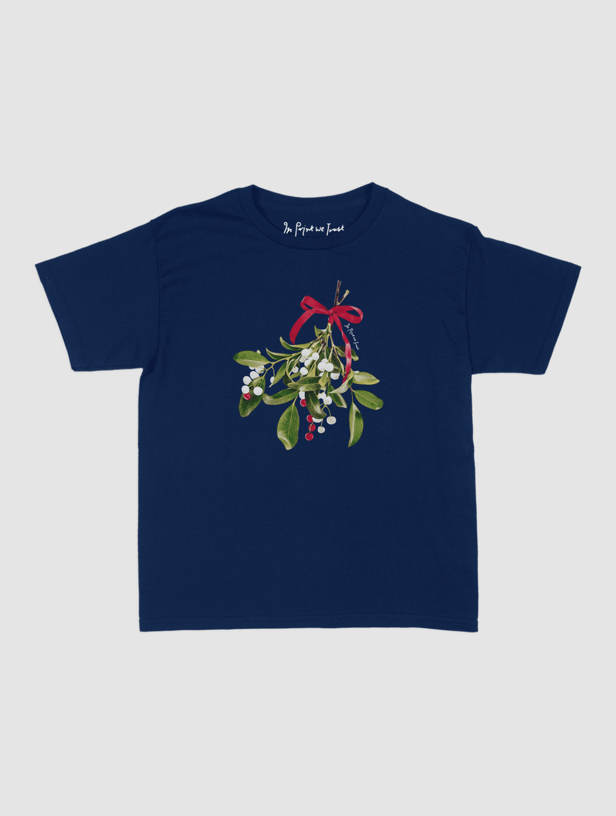 mistletoe baby tee - In Print We Trust