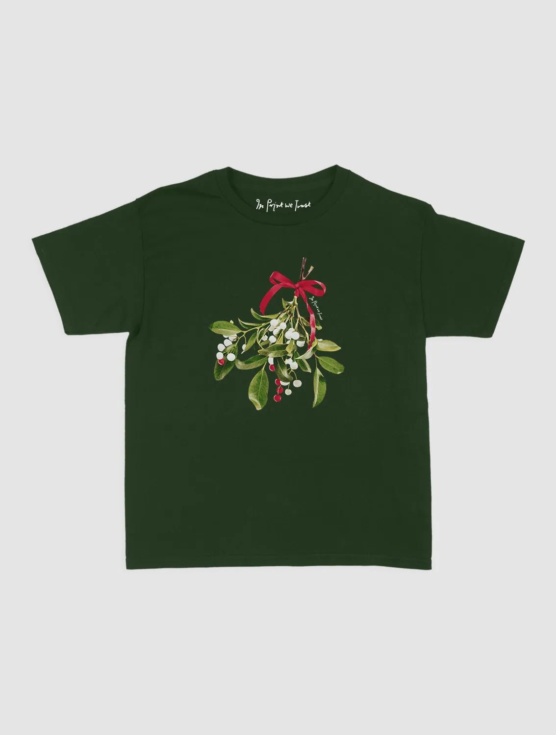 mistletoe baby tee - In Print We Trust