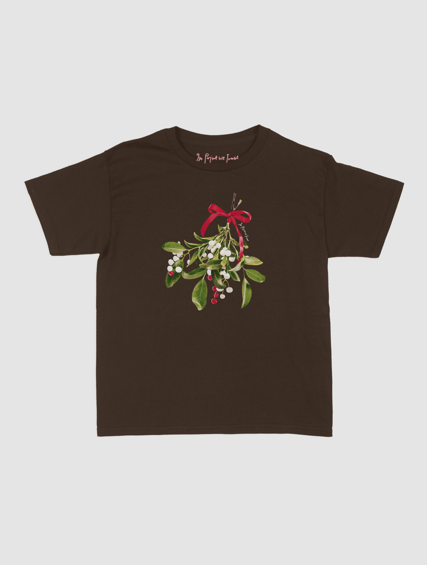 mistletoe baby tee - In Print We Trust