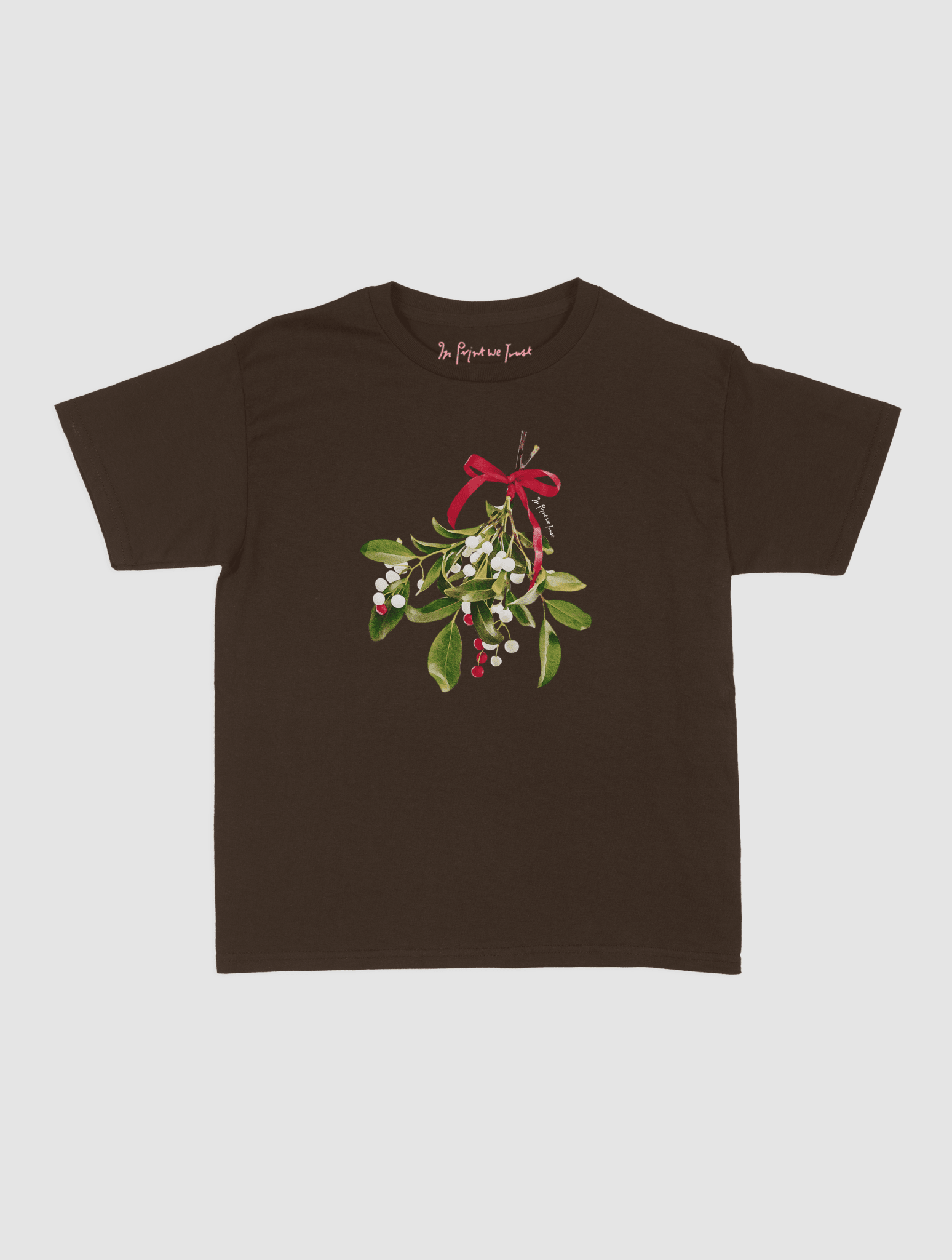 mistletoe baby tee - In Print We Trust