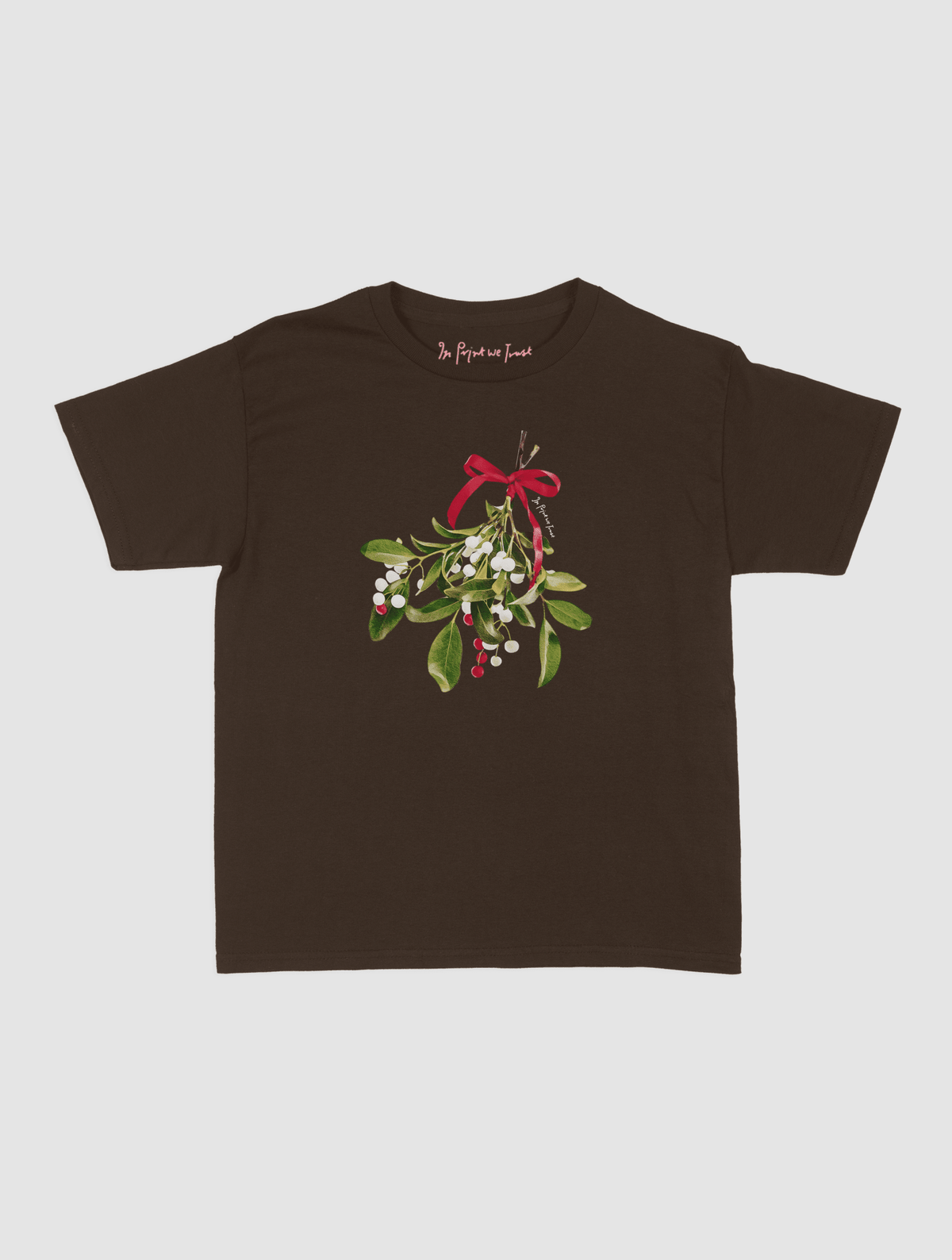 mistletoe baby tee - In Print We Trust