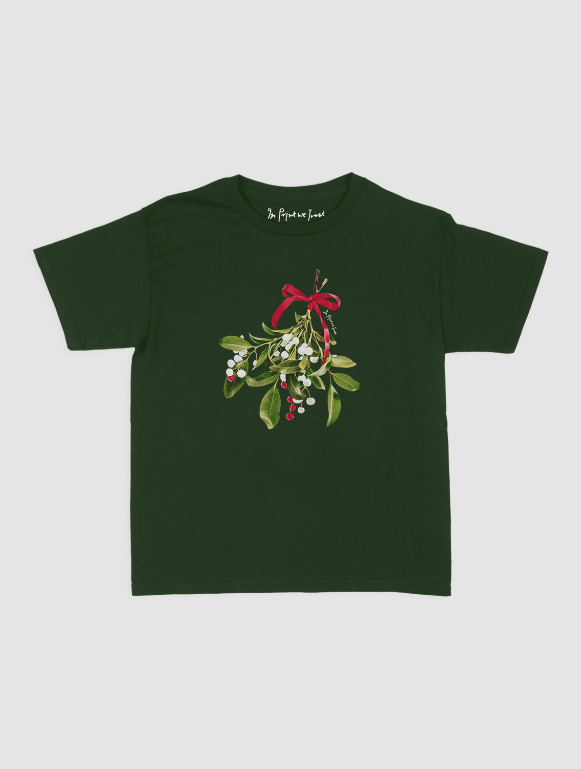 mistletoe baby tee - In Print We Trust