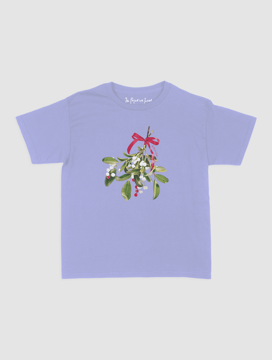 mistletoe baby tee - In Print We Trust