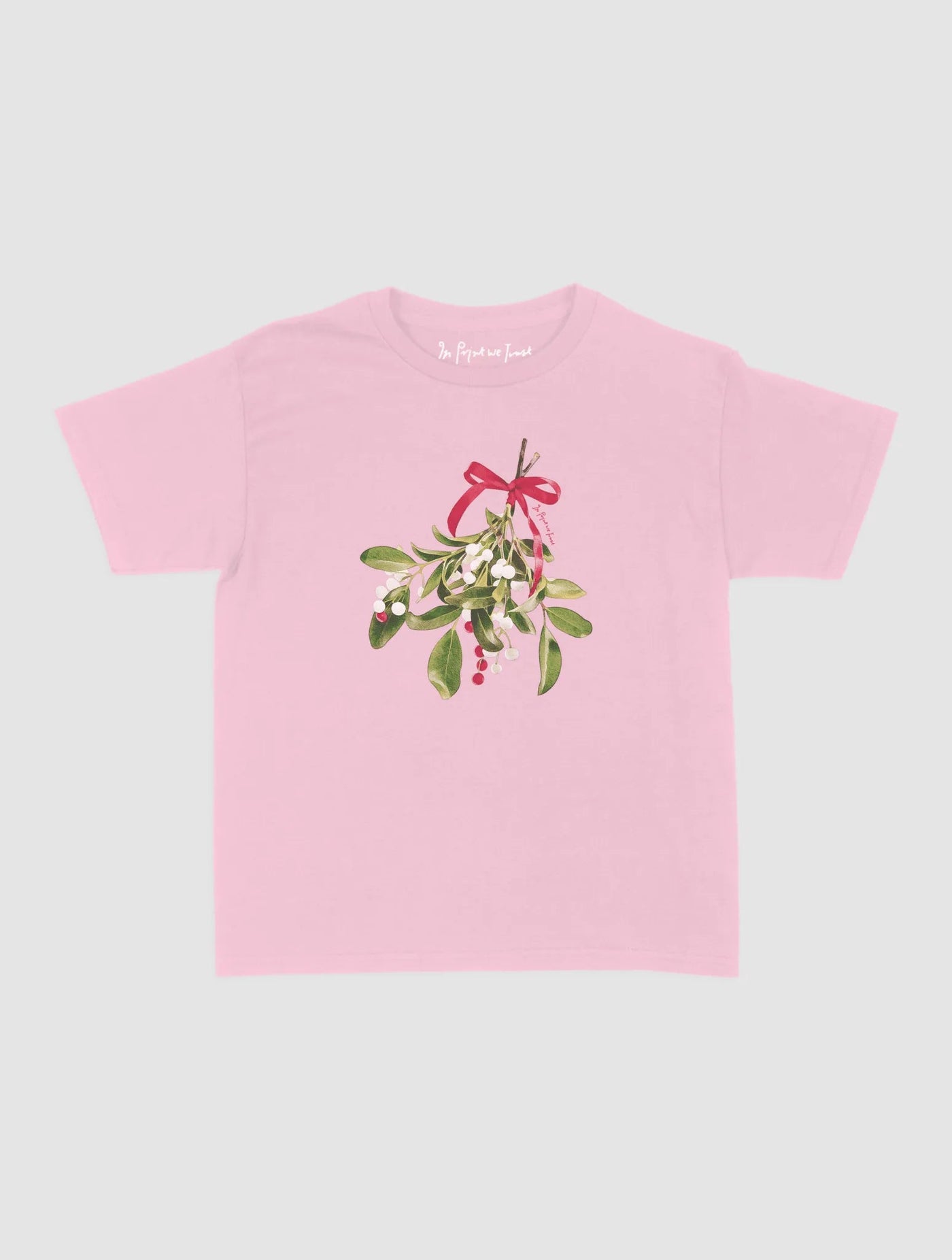 mistletoe baby tee - In Print We Trust
