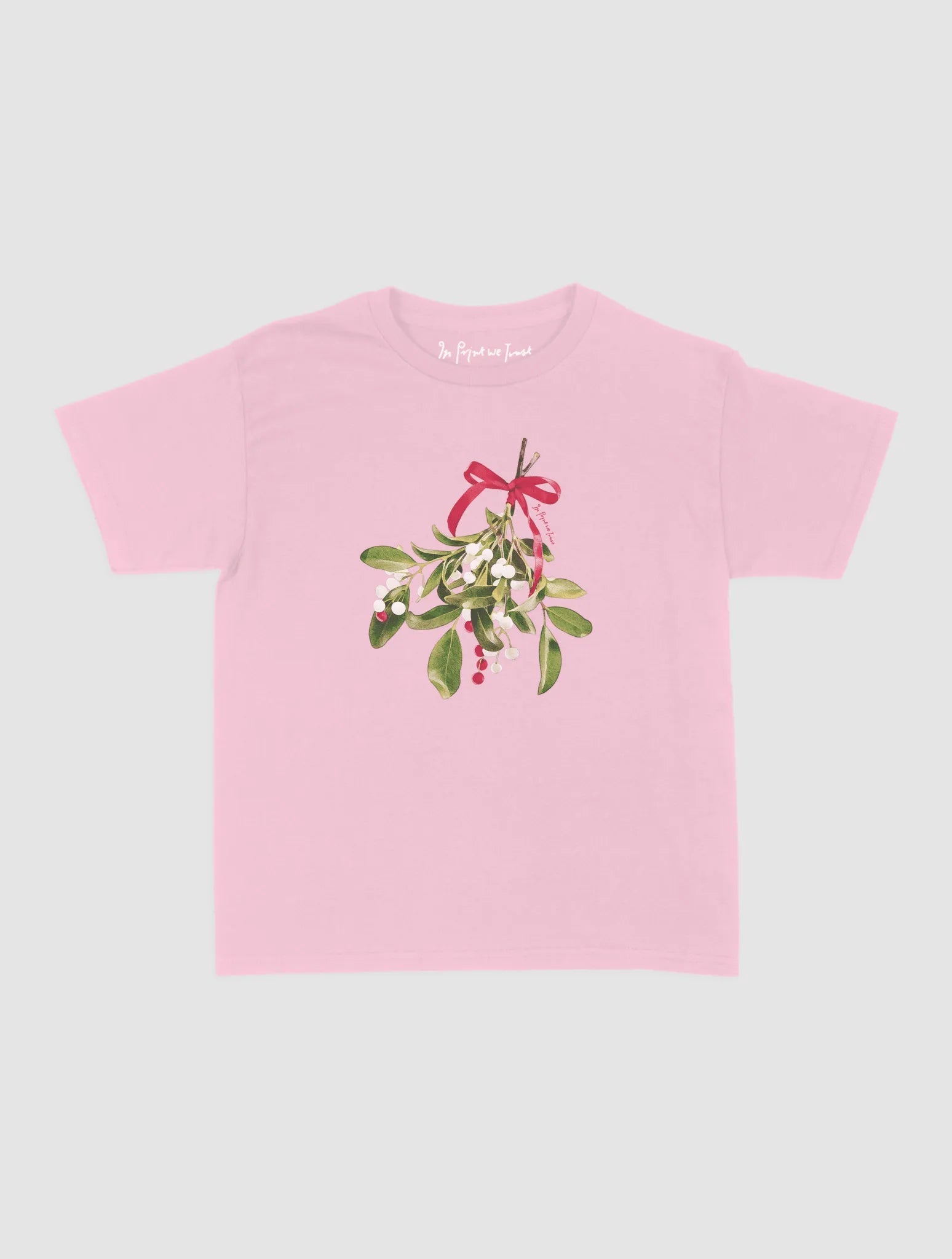 mistletoe baby tee - In Print We Trust