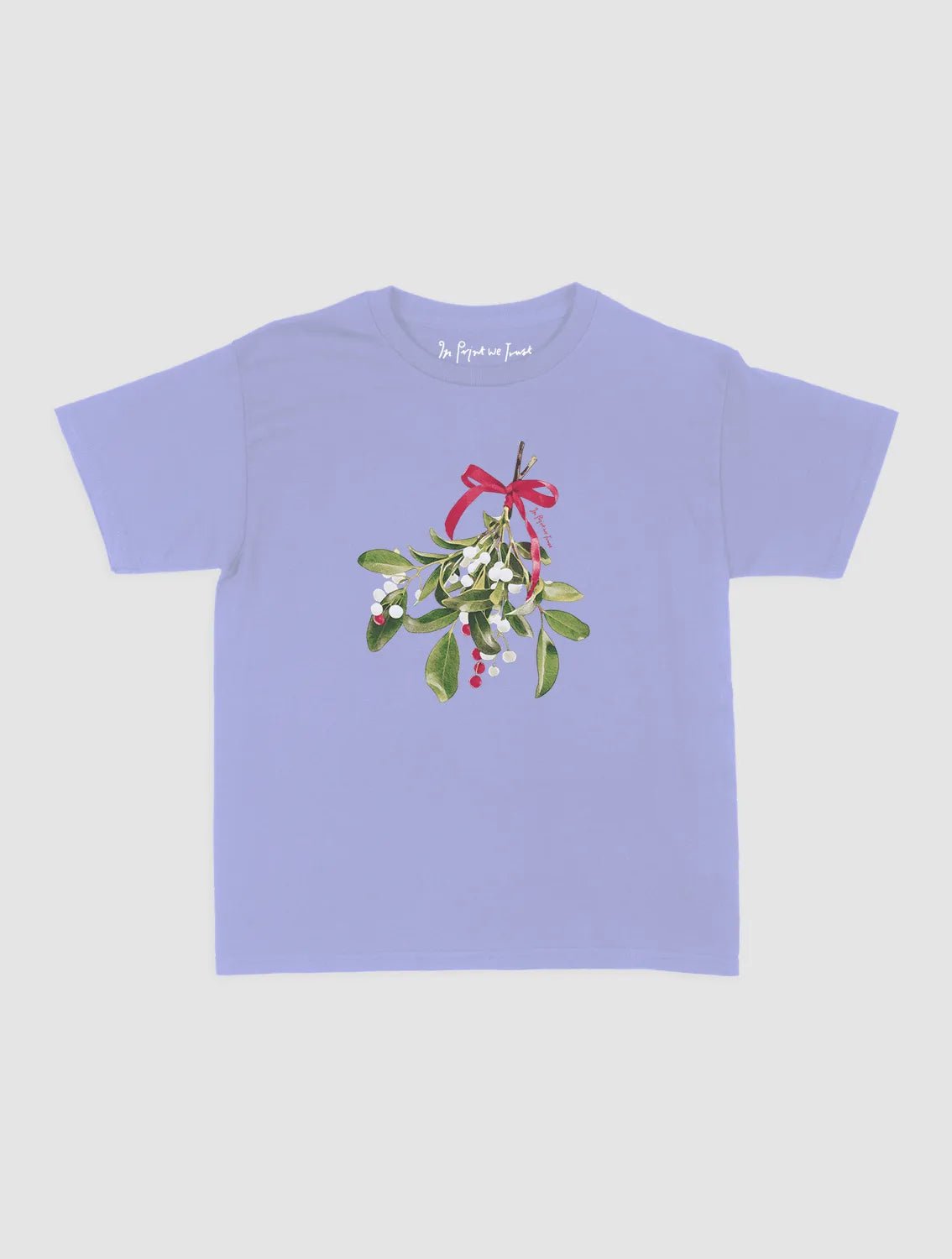 mistletoe baby tee - In Print We Trust