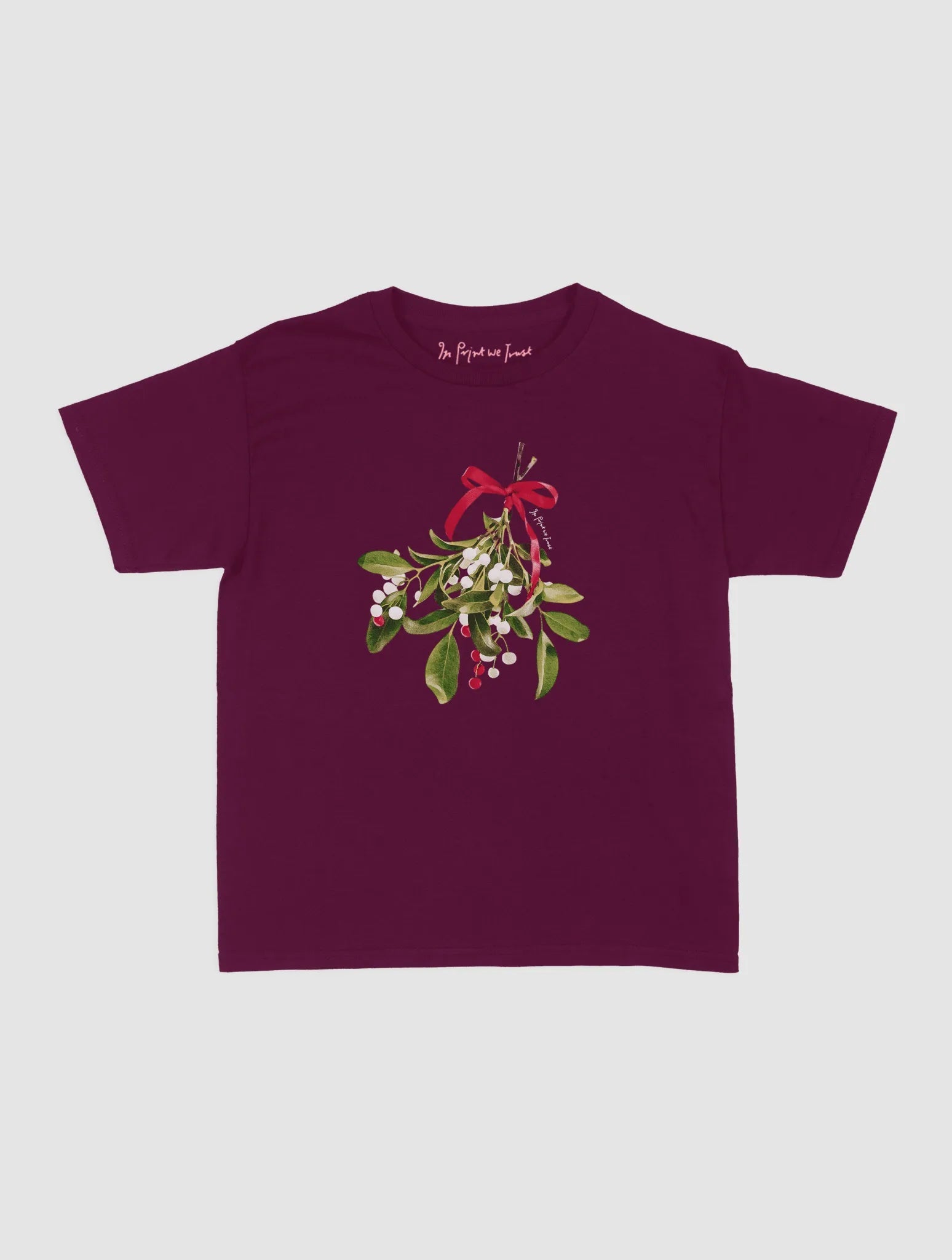mistletoe baby tee - In Print We Trust