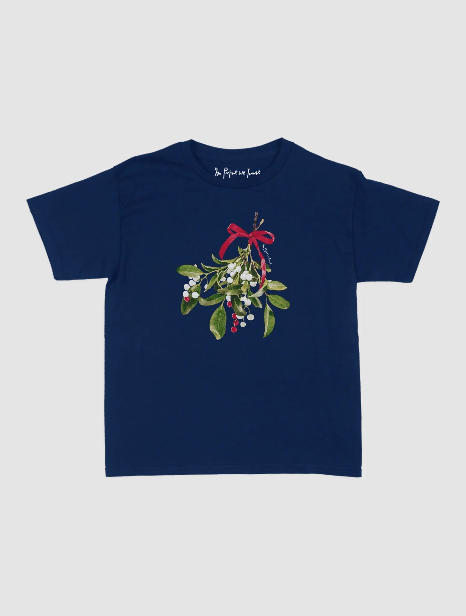 mistletoe baby tee - In Print We Trust
